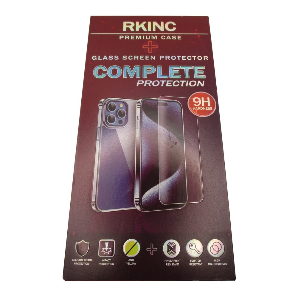RKINC Samsung Galaxy A32 5G Case Clear Shockproof Military Grade 3 Screen Guards